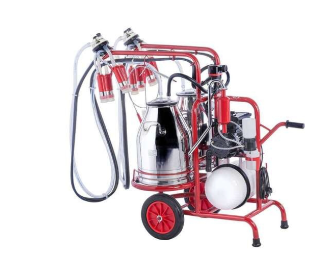 Maquina de Ordeño Doble Cubeta de 30 Lis Electrica.