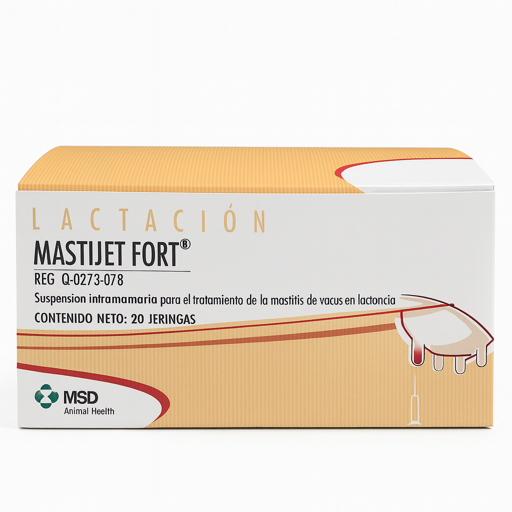 MSD - MASTIJET FORT 8X20 INJ CAJA 20 UNIDADES