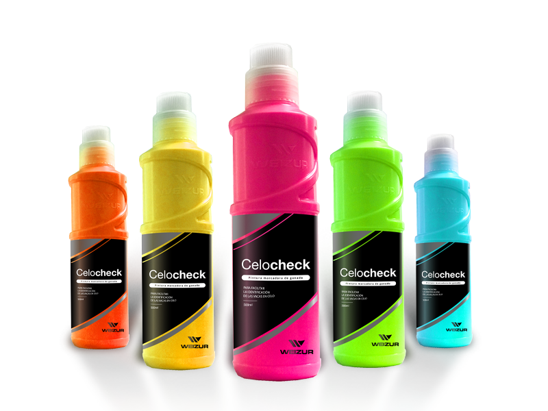 WEIZUR - CELOCHECK FLUO X 500 ML (ANARANJADO) /LOTE # 99
