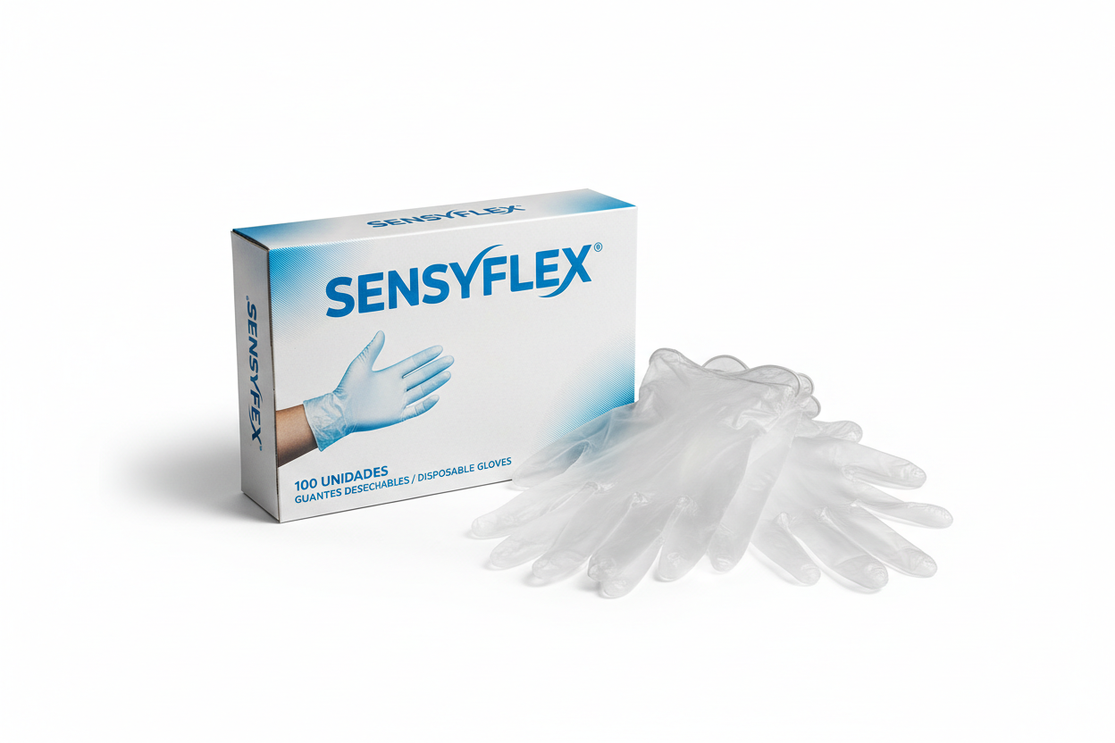 GUANTES SENSYFLEX X 100 UNIDADES